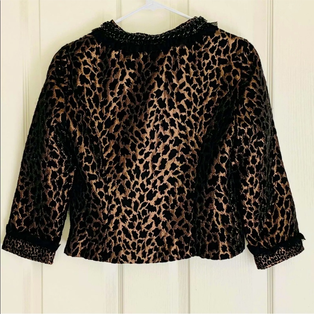 Vtg 80s 90s ALBERTO MAKALI old money Jacket Christmas Holiday - Picture 5 of 5